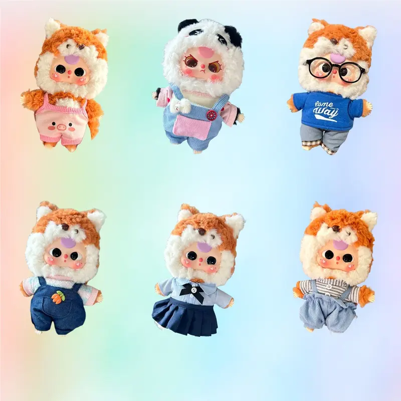 BB3 20cm Doll, Dòng Dễ Thương, Đồ Đeo Búp Bê, Bộ Mũ Heo Nước Hắt Có Thể Mặc,[Không Bao Gồm Búp Bê] 7