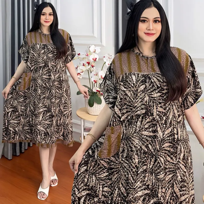 Daster Salsabil Ld 120 Rayon Premium Kekinian Bumil Busui Friendly 7