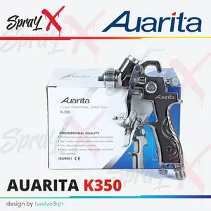 Auarita Spray Gun K350 Original 0.8mm / 1.0mm / 1.2mm