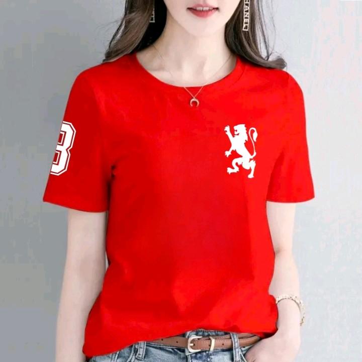 Kaos Distro Terbaru / Kaos Wanita Dewasa Lengan Pendek / Kaos Logo Simple Kekinian / Kaos Katun Combed Expert Quality 4