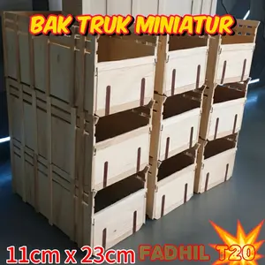 BAK TRUK MINIATUR, sekala truk plastik