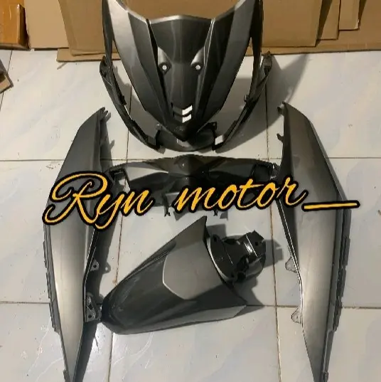 Cover full body halus beat fi 2013-2016 warna abu abu metalik glosy Motorcycle