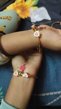 Product Review of Theophilus Titanium Gold Plated 520 (I Love You) Bangle / Charm Bracelet / Gelang Emas /Gelang Tangan from M** P**s S**s J**r 0