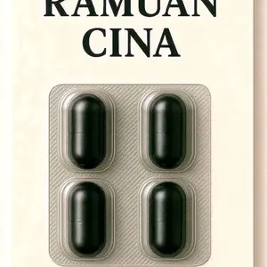 KAPSUL CINTA RAMUAN CINA 3 VARIAN Merah Gold Hitam CAPSULES ENERGI ISI 4 KAPSUL
