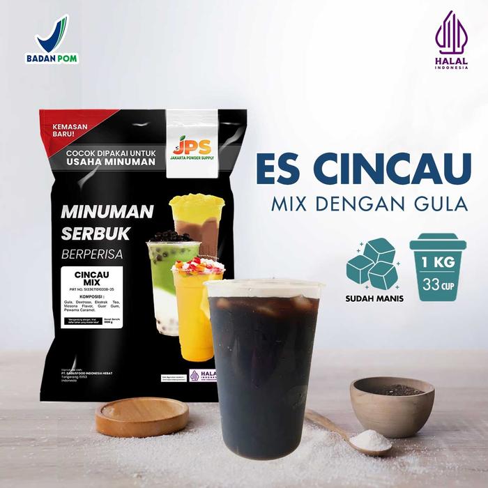 Gambar Bubuk Minuman Rasa Es Cincau Mix Powder Instant 1 Kg dari Jakarta Powder Supply Kota Tangerang Tokopedia