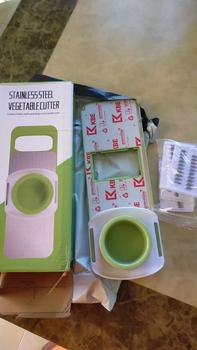 Product Review of 5 IN 1 Multifunction Mandoline Slicer Vegetable Grater Cutter Potato Peeler Garlic Kitchen Tools Steel Kitchenware Stainless Steel from a**n 2