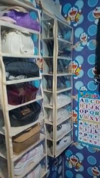 Product Review of Rak Sepatu Gantung Polos Alas Triplek 9 Susun Resleting from d**1 0