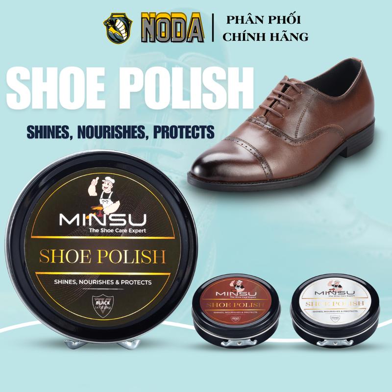  Xi Đánh Giày Shoe Polish MINSU M7939 Dạng Sáp Giúp Đánh Bóng Bổ Sung Màu Cho Giày Đồ Da Ghế Sofa Túi Xách Nội Thất 