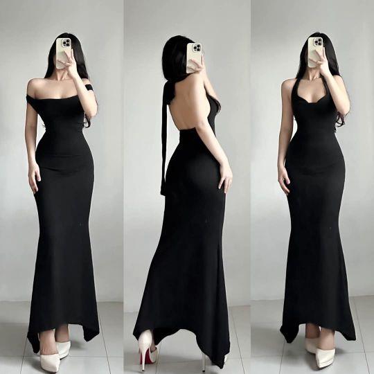 Product Introduction of Bella 2-Way Maxi Dress – Elegant & Versatile  small to semi large Cotton 11