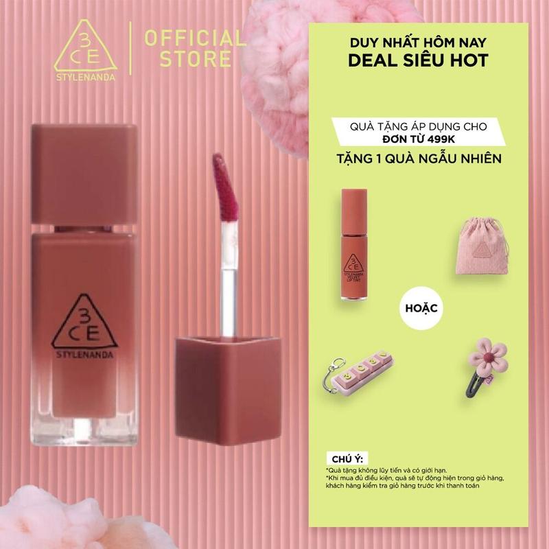 [ĐÃ VỀ MÀU 04] Son Tint Bóng Mềm 3CE Gummy Oil Tint 4g