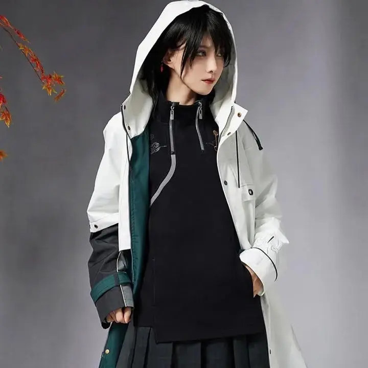 Dan Heng Parka Cosplay Jaket Jacket Cosplayer Honkai Star Rail Mantel Pria Wanita Cewek Cowok 3