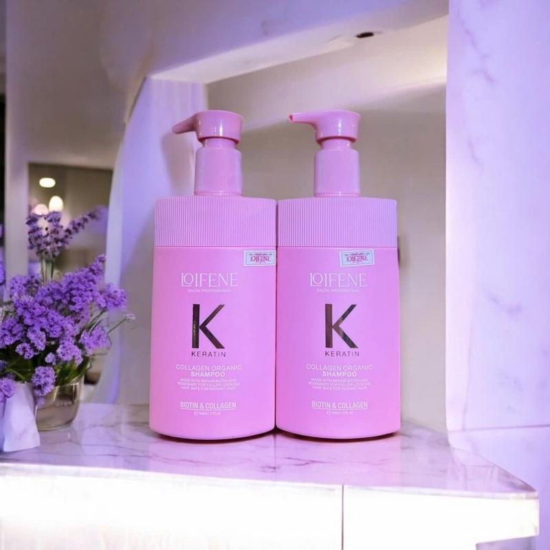  Cặp Dầu Gội Xả Hương Nước Hoa Keratin LOIFENE - Hỗ Trợ  Mềm Mượt Hỗ Trợ Phục Hồi Tóc 500ml 