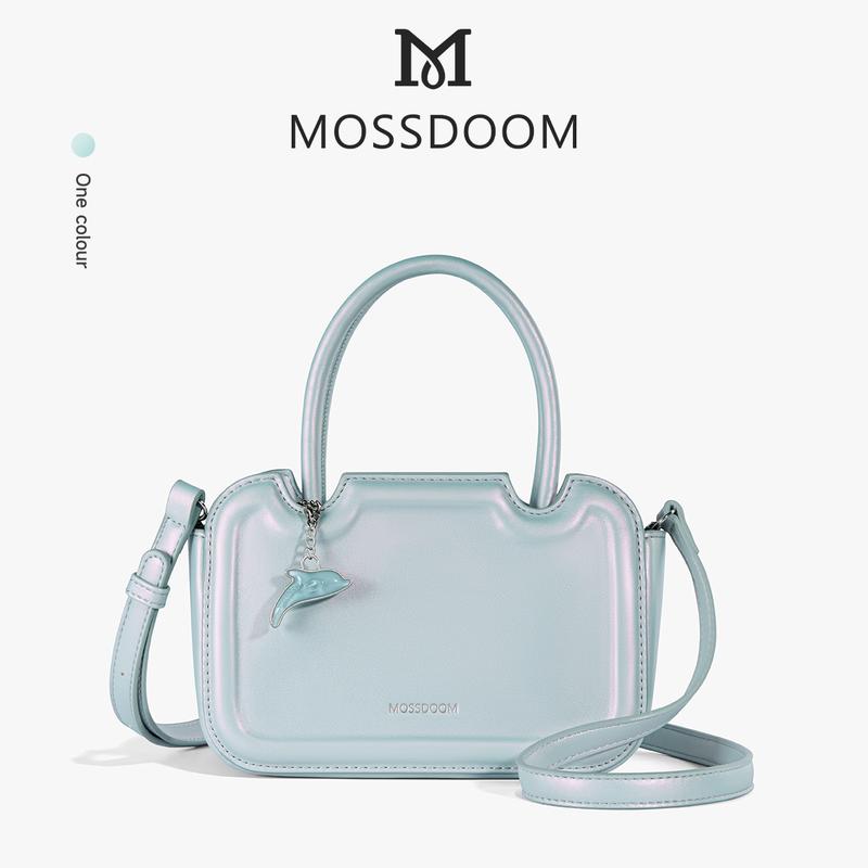 【MOSSDOOM X Jordi】MOSSDOOM Tas Bahu Tangan Lysmare Bag Trendi Untuk Wanita Desain Unik Blue