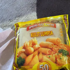 Finna SPRING ROLL PASTRY 200gr ORIGINAL 125mm x 125mm 50 lembar / Kulit Lumpia Halal Frozen