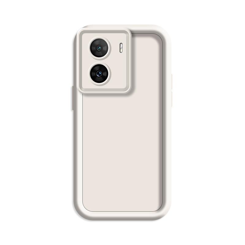 Casing hp iQOOZ7X(5G) Tahan jatuh Sangat tipis Warna solid Sederhana Baru laki-laki case 5