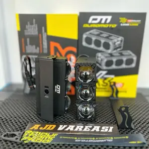 DUROMOTO X3 LAMPU TEMBAK MOTOR MOBIL SQL 3 MATA