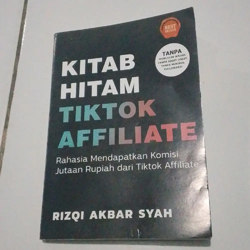 buku kitab hitam  tiktok afiliet