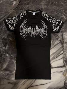Nuevo Camiseta deportiva de manga corta para hombre, ajustada y elástica, ideal para entrenamiento físico, correr y ciclismo, Ropa de gimnasio moderna, cómoda y elástica