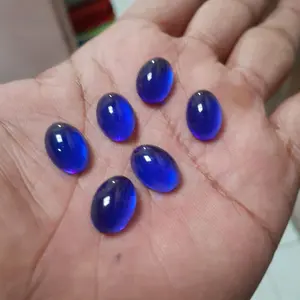 batu akik blue royal king shappire 14x10 mm