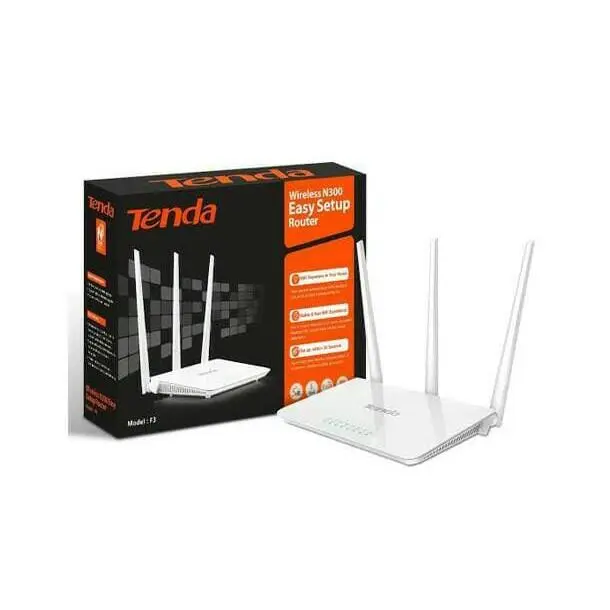 Tenda F3 Router Wireless 300Mbps 3 Antena G3 DDDD 0