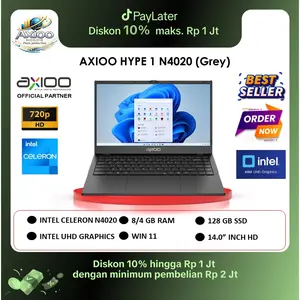 AXIOO HYPE 1 N4020 | 4/8GB 128GB | W11 | 14.0 GRY
