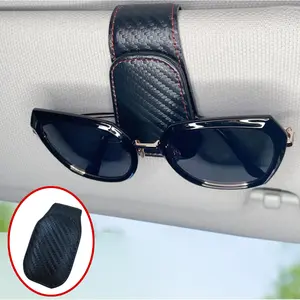 Cahaya Bundaran - Anemone Penjepit Kacamata Mobil Sun Visor Fiber Magnetic Clip Holder - INU106