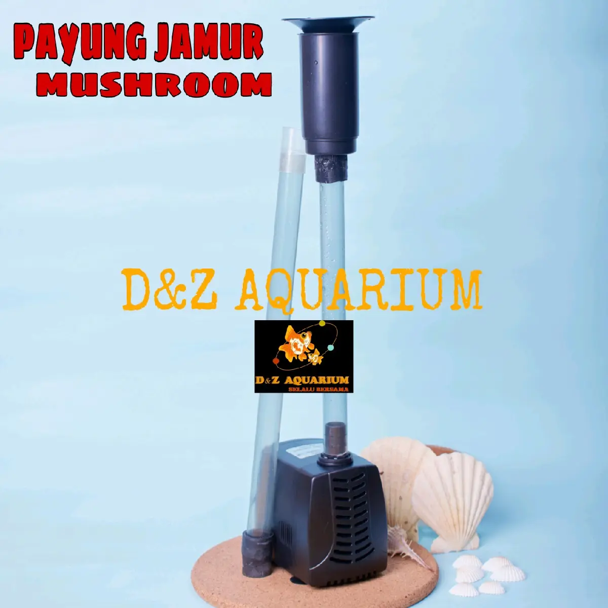 Paket Air Mancur Komplit Estetik Untuk Taman Pompa Kolam Hias Lengkap Nozzle Mushroom Fountain