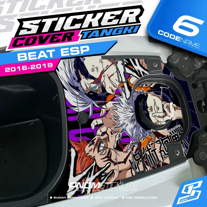 STIKER TANGKI BEAT ESP 2016 2017 2018 STRIPING STICKER DECAL COVER TANGKI MOTOR BEAT ESP Motorcycle stiker 4