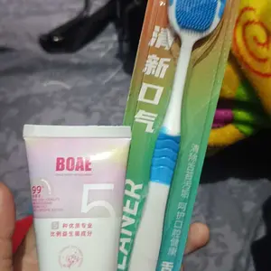 Oral Gos Gel Pembersih Lidah Gratis Sikat Lidah Rasa Peach Mint Menghilangkan Bau Mulut Membersihkan Lidah Nafas Segar Pembersih Mulut