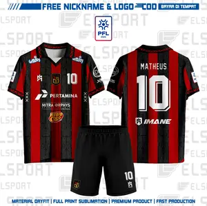 Jersey Futsal Custom Home Blacksteel New PFL 2025 Full Printing Gratis Pasang Nama Dan No Punggung