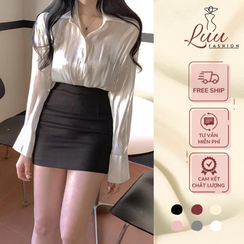 Chân váy ngắn ôm body có quần bảo  hộ dài 40cm