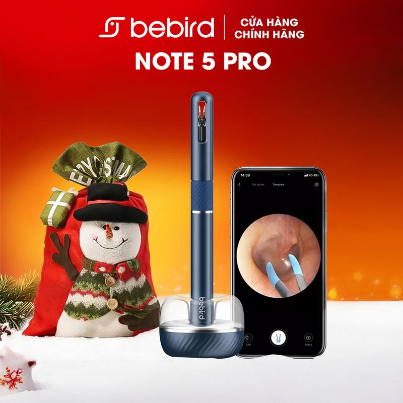 Dụng Cụ Lấy Ráy Tai Thông Minh Bebird Note 5 Note 5 Pro Tích Hợp Camera Nội Soi Tai - Bàn Tay Robot - Bảo Hành 12 Tháng