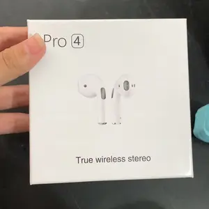 GOAT Pro 4 Headset Bluetooth Earphone Smart Touch Control Headphones HiFi Stereo Earbuds Upgrade Wireless Kualitas Suara HD Live-like Experience Bass Garansi 12 Bulan Tws