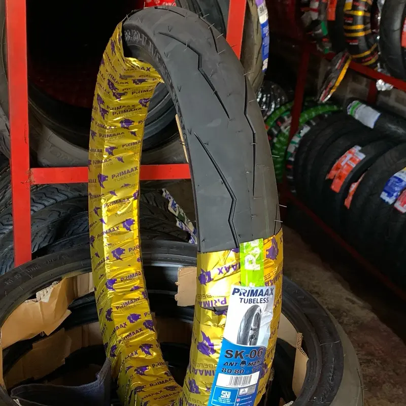 PRIMAAX SK06 90/80-17 80/80-17 70/90-17 80/80-14 90/80-14 100/80-14 Tubeles copy pirelli super corsa  ban donat primaax sk06 ban harian tubeles ban matic 3