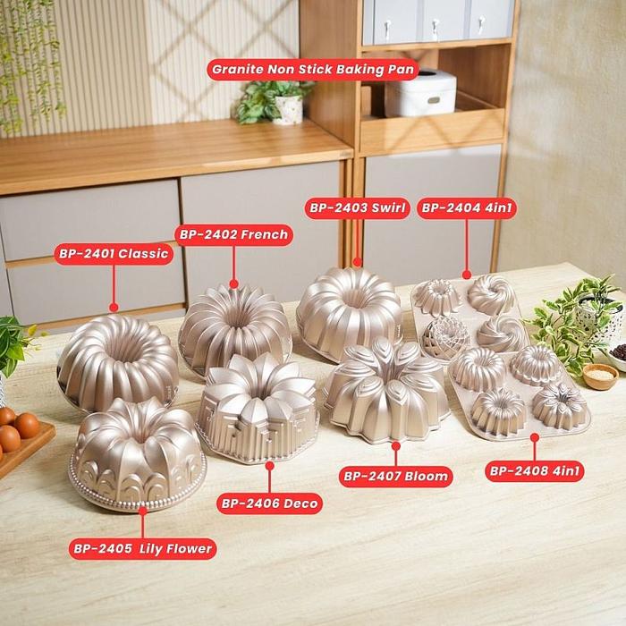 Gambar IDEALIFE - Granite Non Stick Baking Pan - Loyang Kue Classic dari IDEALIFE ONLINE STORE Kota Administrasi Jakarta Utara Tokopedia