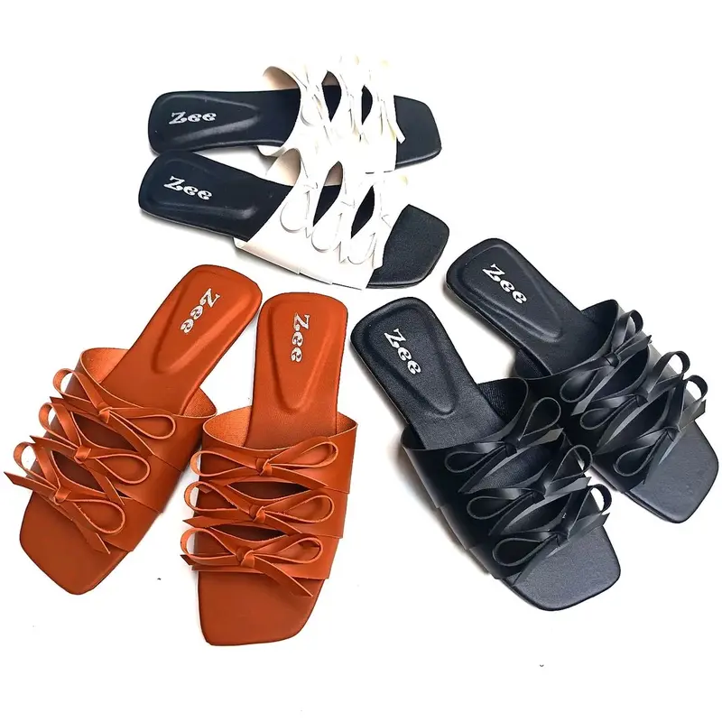 teplek motif tali Sendal Karet mewah Sandal Wanita 1