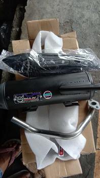 Product Review of Knalpot Original Omman Model Nmufler Emblem Suara Ngbas Adem Cocok Buat Beat Vario Mio Pcx Nmax Racing Motorcycle Tameng Foto from K**a ** 1