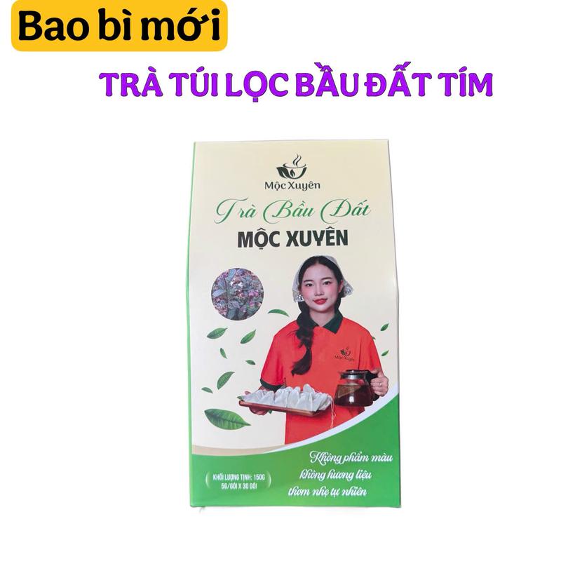 Trà túi lọc bầu đất tím rừng hỗ trợ điều kinh đa nang trà  điều hoà nội tiết tố nữ
