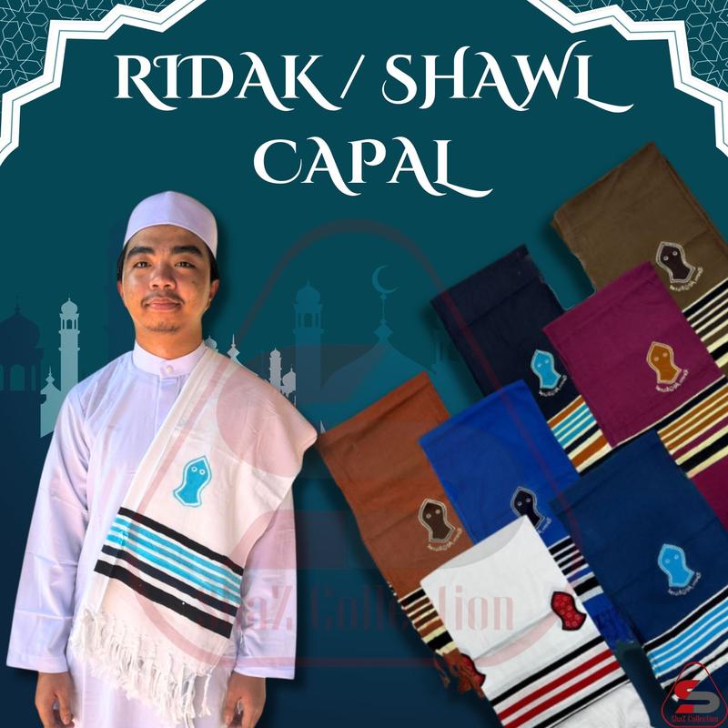 Rida Ridak Capal Warna Modern Design Kain Tebal Scarves Matte - TikTok ...