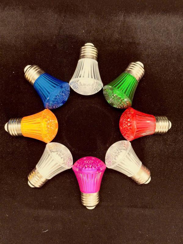 Bóng đèn khía trang trí led nhiều màu 5w Đui xoáy E27