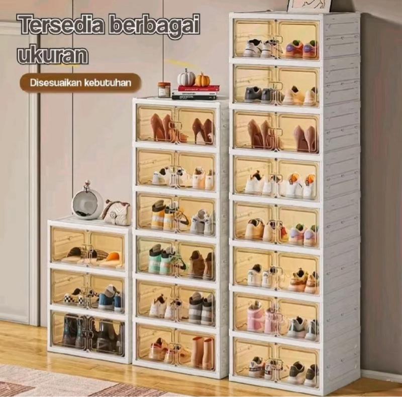 Pool Lemari Sepatu Lipat Rak Sepatu Box Dengan Berbagai Ukuran Bahan Plastik Tebal Berkualitas Sesuai Kebutuhan Anda Furniture
