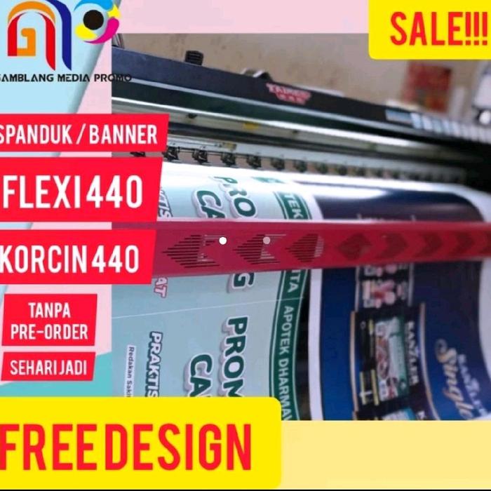 Gambar Cetak Spanduk/ Print Banner/ Baliho Online Murah Flexy Korcin 440 dari GamblangMediaPromo Kota Administrasi Jakarta Selatan Tokopedia