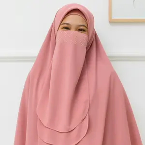 Cadar Niqab Manik Tabur Veil Cadar 2 layer Ceruti Babydoll Premium