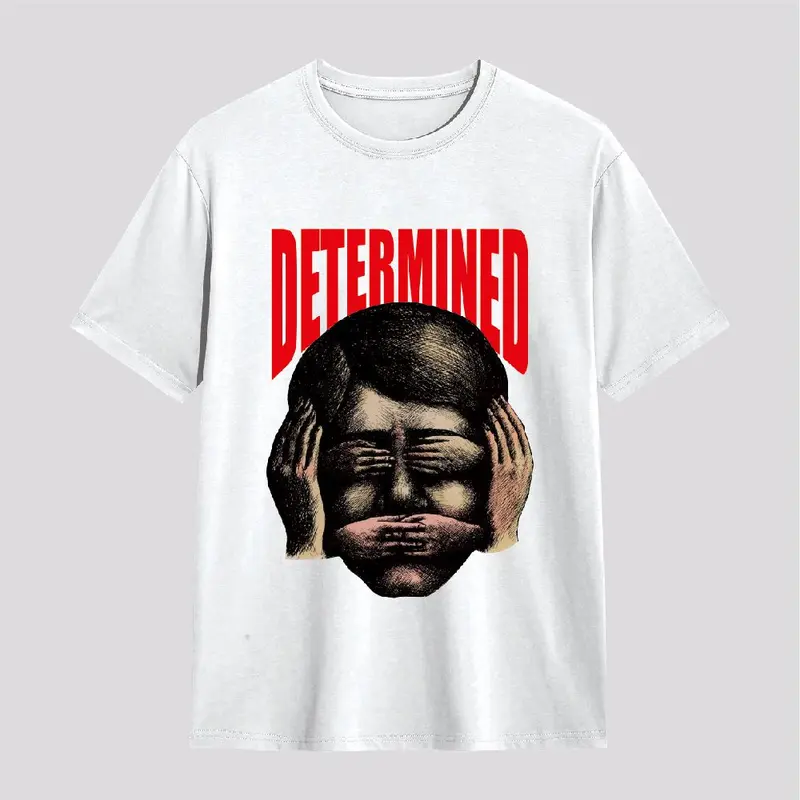 Motivashirt - Determined Cotton 24s Distro Oversize 0