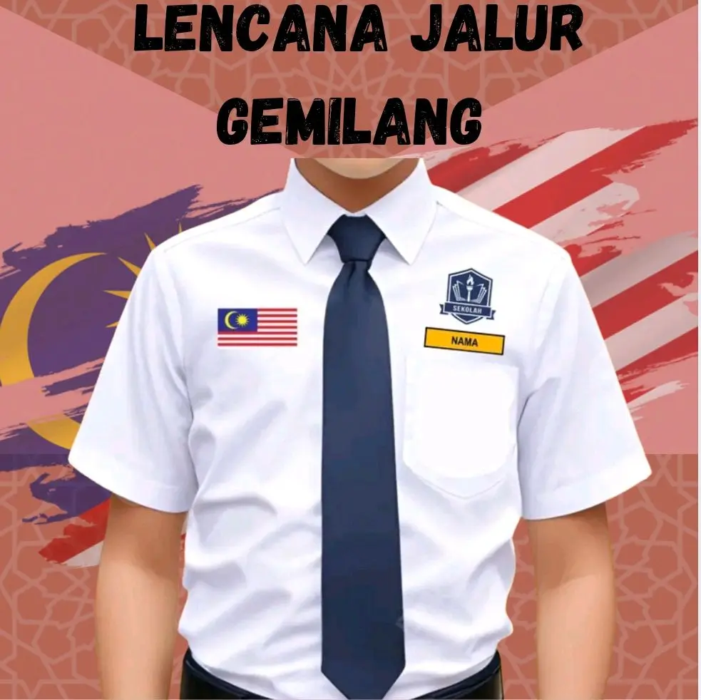 LENCANA JALUR GEMILANG PIN DAN MAGNET PELAJAR SIZE 5cm x 2.5cm |TAG PIN BENDERA MALAYSIA |  BENDERA MALAYSIA 50mm x 25mm MATERIAL UV GLOSSY COATING