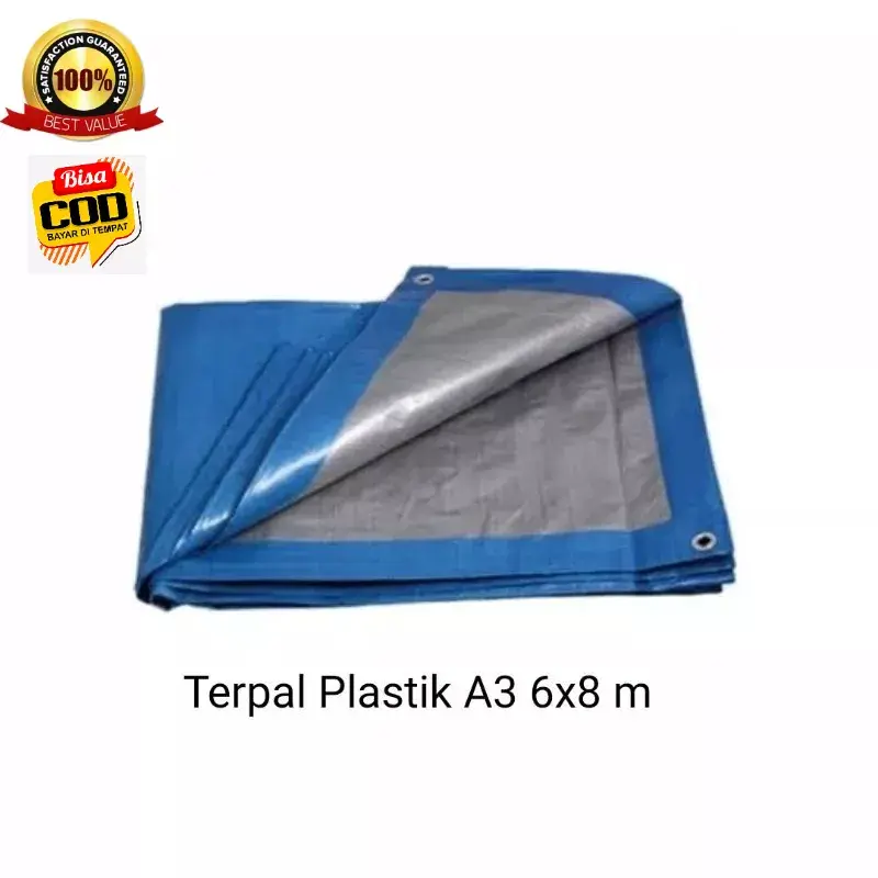 6X8 TERPAL PLASTIK A3 6 x 8 Meter Kualitas Import