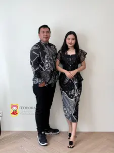 [ FEODORA ] DRESS Batik Nadya / gaun pesta / dress natal terbaru / dress pesta premium (GOOD QUALITY)