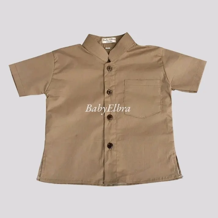 BabyElbra-Kemeja Popline Anak anak laki-laki kekinian 6bln-5tahun murah Anak-Anak 2