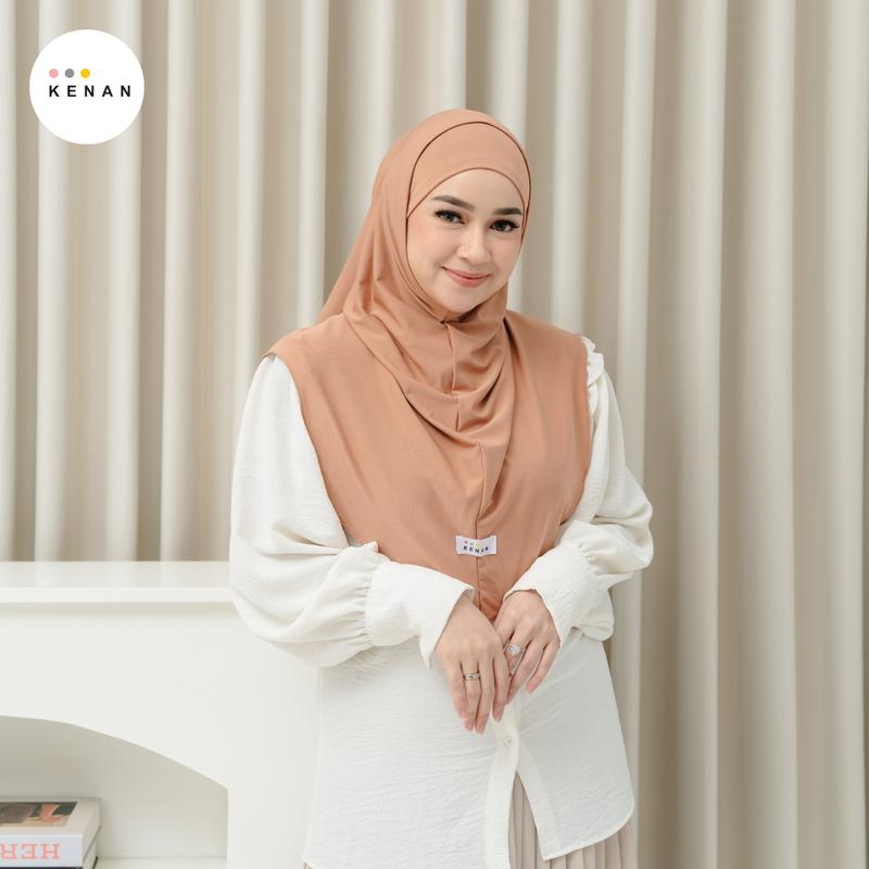 KENAN - SHINY Instan Daily Hijab nonpet matt Jersey size L 5