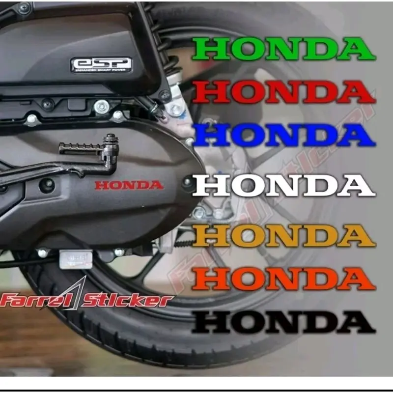 stiker HONDA untuk bak CVT vario beat scoopy pcx adv UKURAN PAS